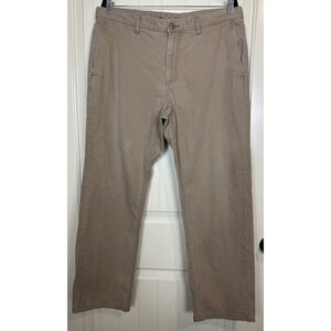 Old Navy Mens lived in loose fit cotton khaki chino pants sz 36 GUC‎